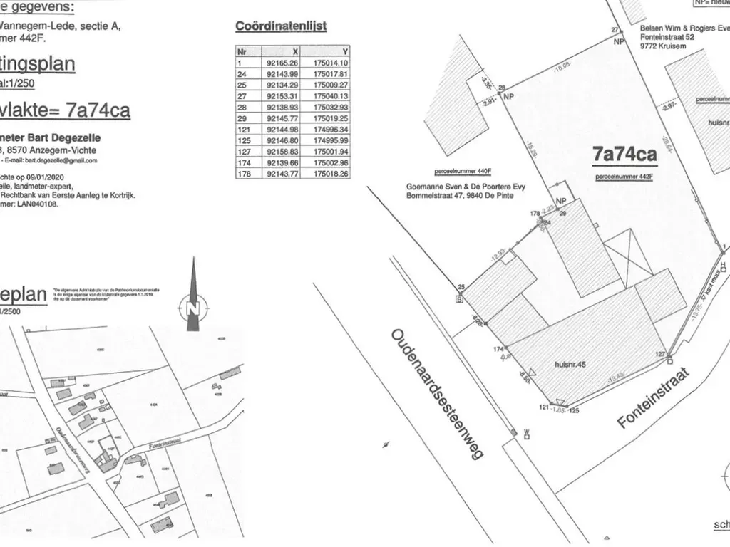 Grond in Kruishoutem - 1394281 - Oudenaardsesteenweg 45, 9770 Kruishoutem