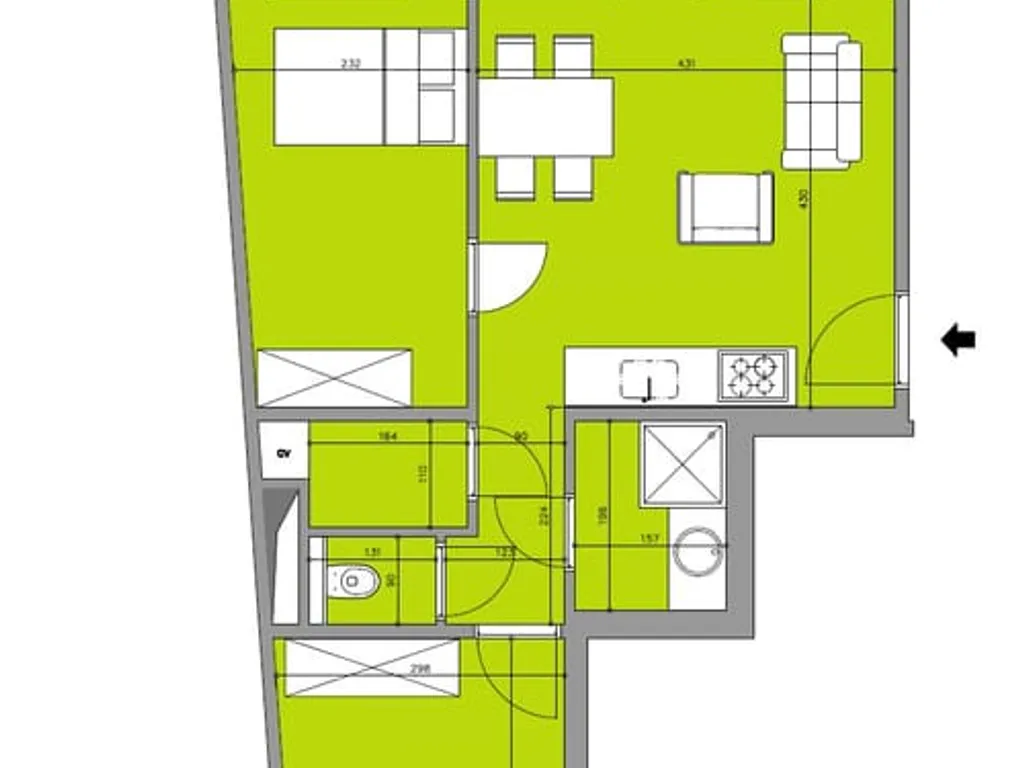 Hoofdfoto Appartement in Gent