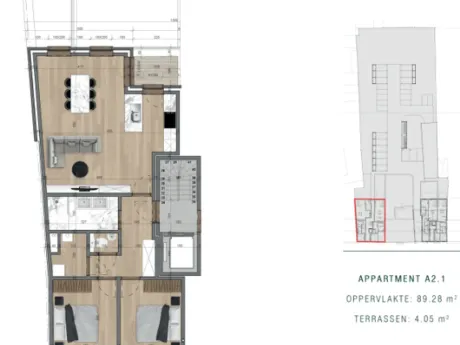 Appartement in Sint-Gillis-Waas - Kronenhoekstraat 6, 9170 - foto 2