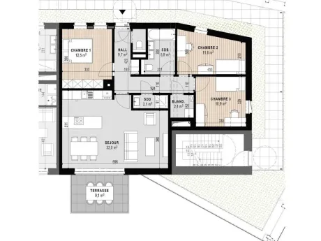 Appartement in Luik - Rue Florimont 11, 4000 - foto 2
