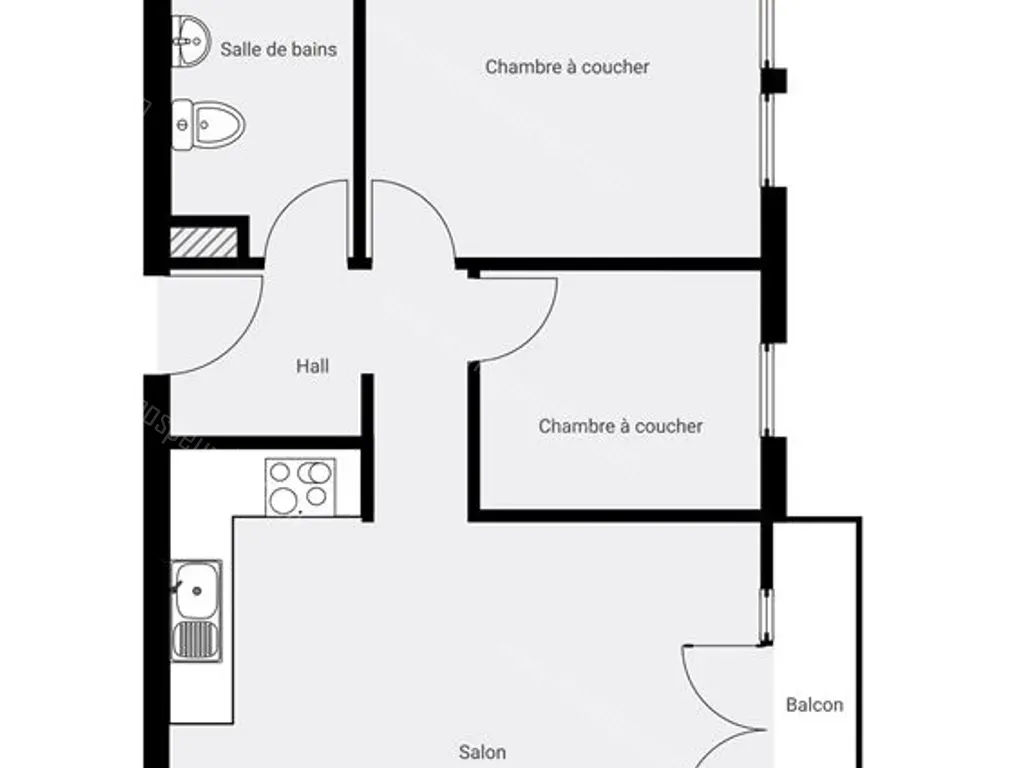 Appartement in Grivegnée - 1368280 - Rue Montgomery 11, 4030 Grivegnée