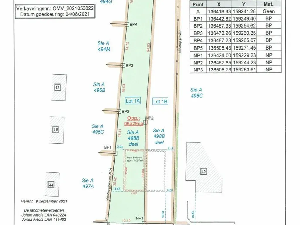 Terrain in Pepingen - 597514 - Johan Demaegtstraat 1a, 1670 Pepingen