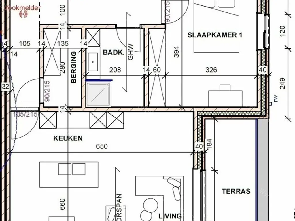 Appartement in Wellen - 1323369 - Veerstraat 2A-08, 3830 WELLEN