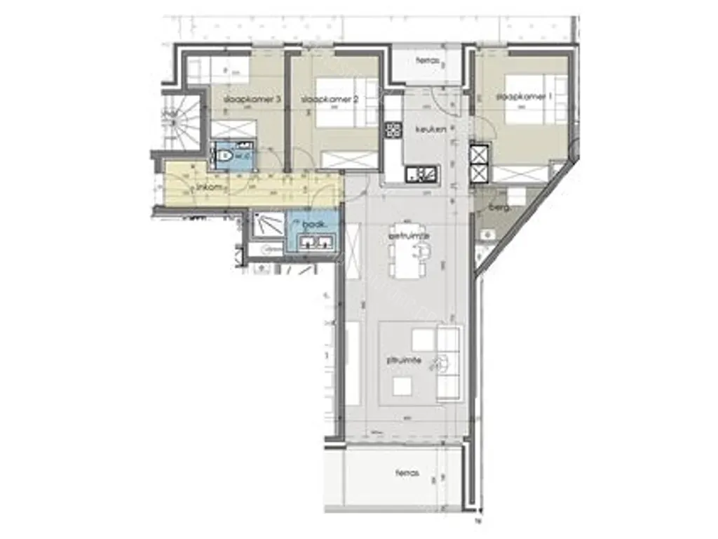 Appartement in Houthulst - 1083335 - Kerkstraat 2-4-App-1-4, 8650 HOUTHULST