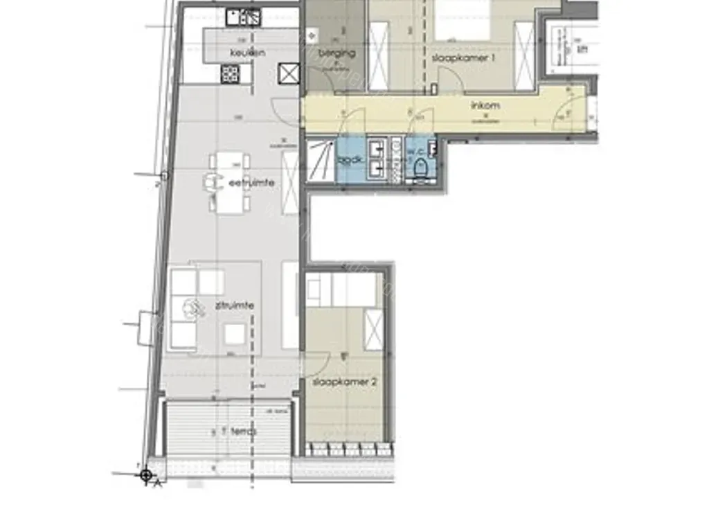 Appartement in Houthulst - 1083329 - Kerkstraat 2-4-App-3-1, 8650 HOUTHULST