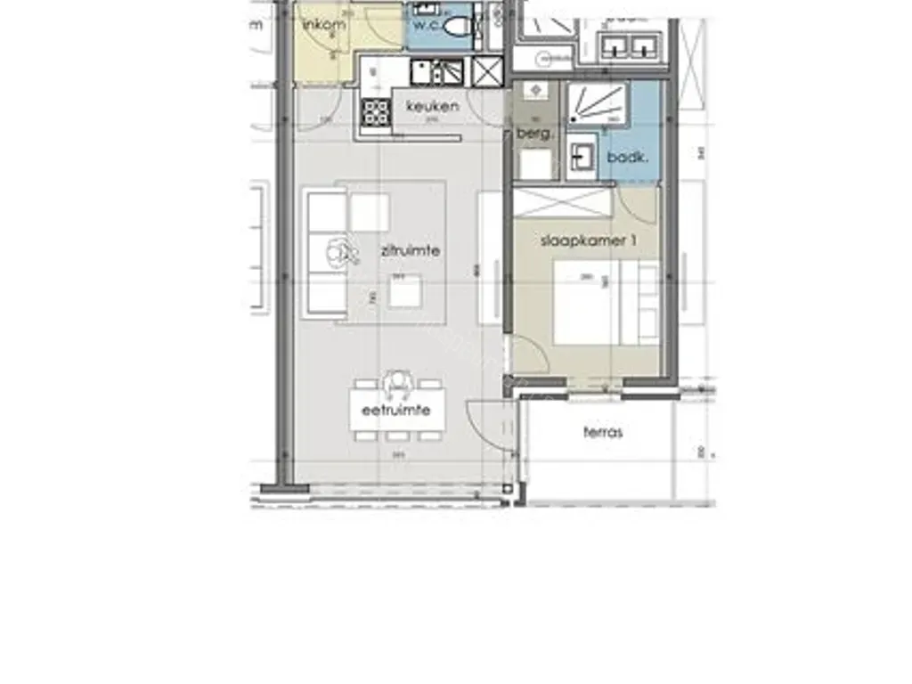 Appartement in Houthulst - 1400776 - Kerkstraat 2-4-App-0-2, 8650 HOUTHULST