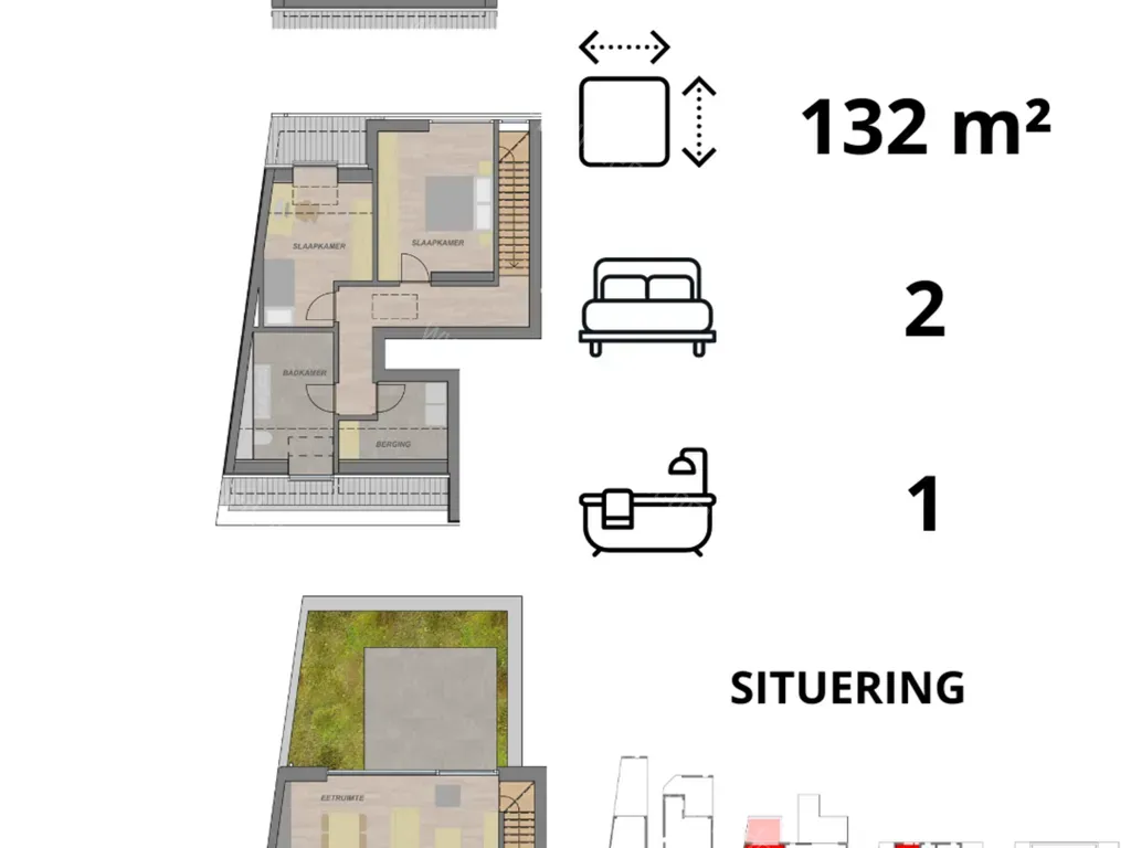 Appartement in Londerzeel - 1387012 - Opdorpstraat 1a-1b, 1840 Londerzeel