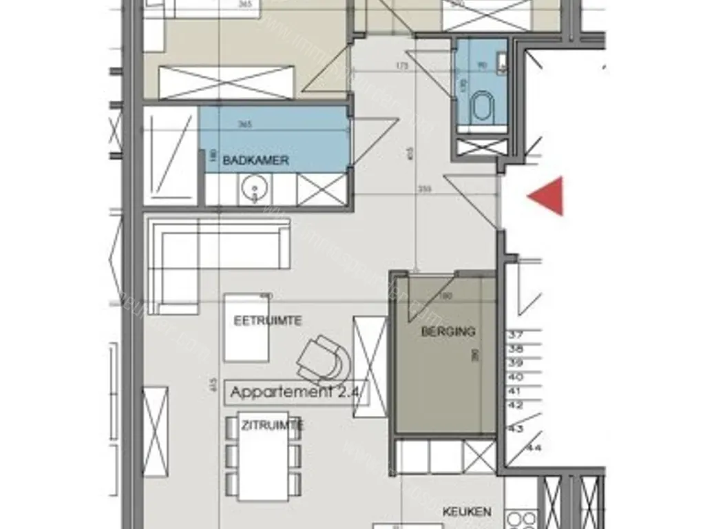 Appartement in Passendale - 1044245 - Statiestraat 41-2-4, 8980 Passendale