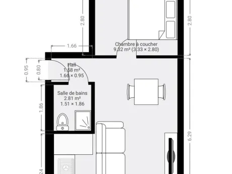 Appartement in Charleroi - Rue Desandrouin 11, 6000 - foto 9