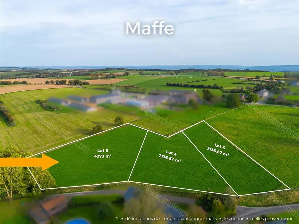 Grond in Maffe - 1284797 - Rue Fontena a-coté-tu-nr-5, 5374 MAFFE