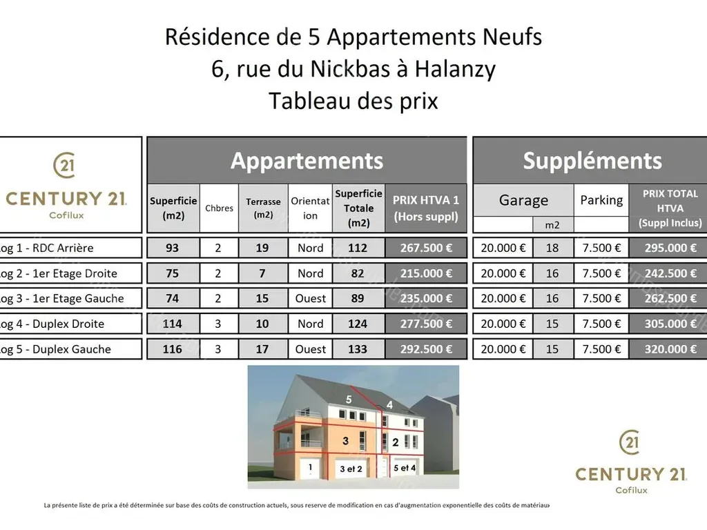 Appartement in Halanzy - 542926 - Rue de Nickbas 6-5, 6792 Halanzy