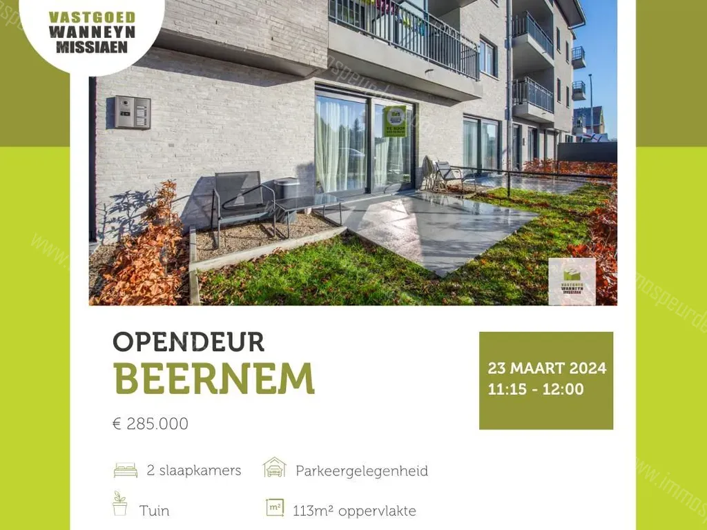 Appartement in Beernem - 1330211 - Kardinaal Cardijnlaan 4, 8730 Beernem