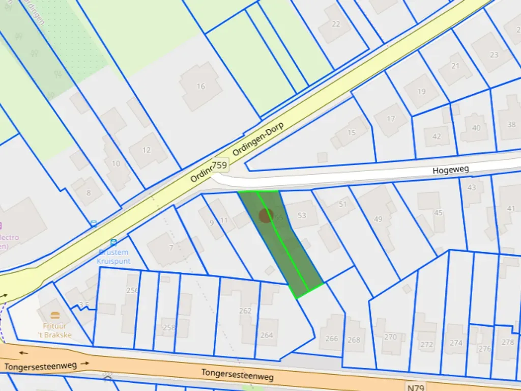 Grond in Ordingen - 7691146 - Hogeweg 57, 3800 Ordingen